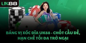 BẢNG VỊ XÓC ĐĨA UK88 - CHỐT CẦU DỄ, HẠN CHẾ TỐI ĐA TRỞ NGẠI