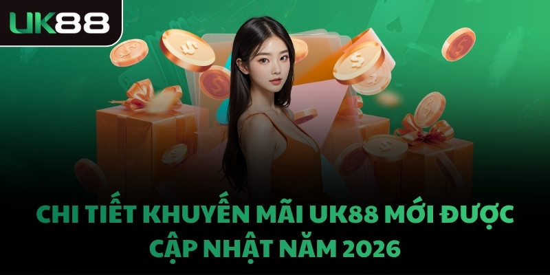 Chi tiết khuyến mãi UK88 mới được cập nhật năm 2026
